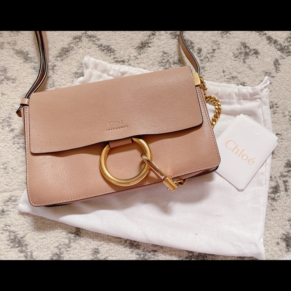 Chloe Faye cross body（Nude pink）